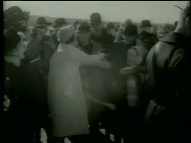 Mrs. Lyndon Johnson visits one of the nation's distressed areas - coal mining region of Scranton and Wikes - Barre, PA circa 1964-MGM PICTURES, UNIVERSAL-INTERNATIONAL NEWSREEL, USA, filmed in 1964  