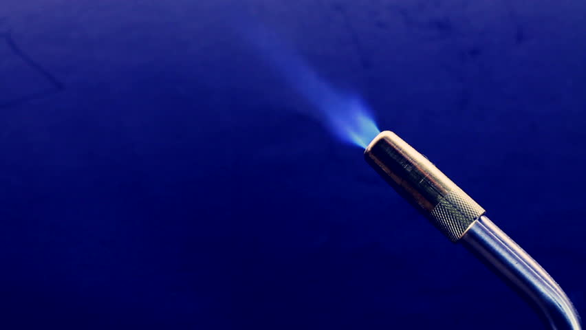 Propane welding torch isolated