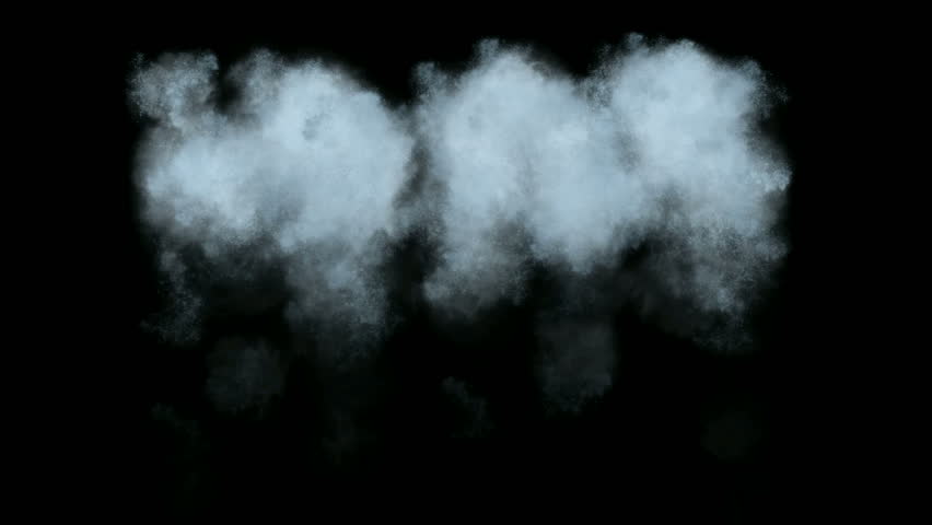splash waterdrop and smoke at night.
