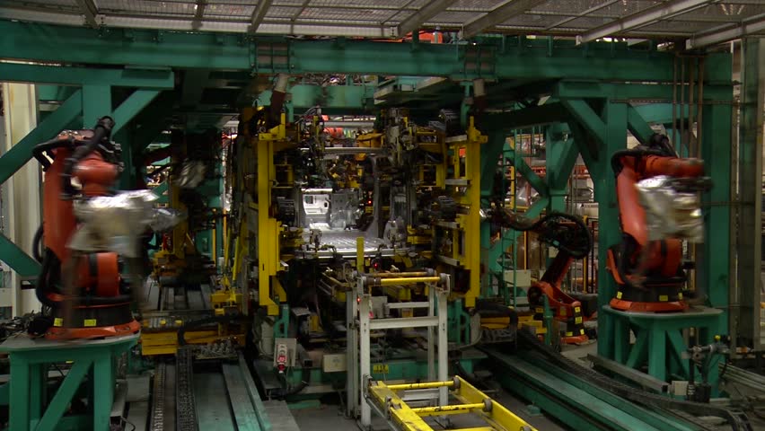 Automobile factory.Car production