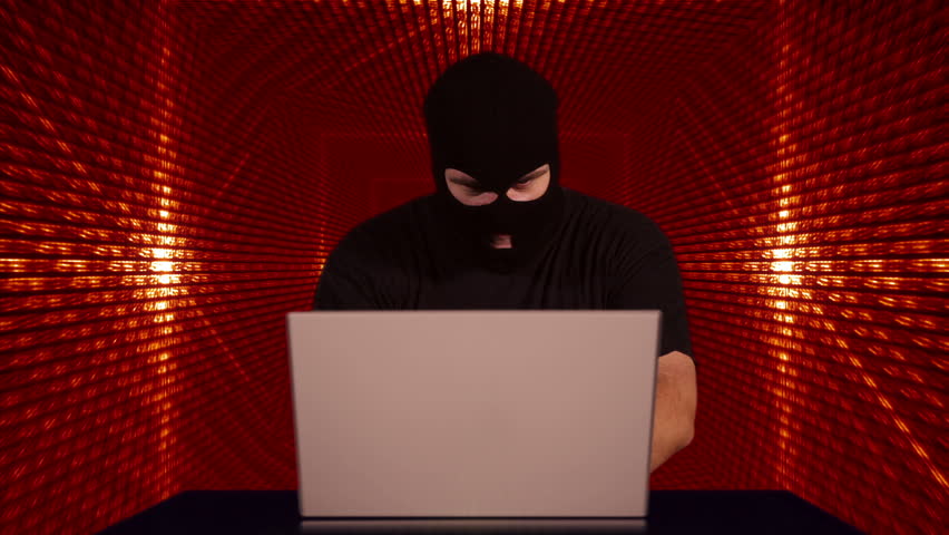 Hacker Working Table Fails Tunnel BG 1