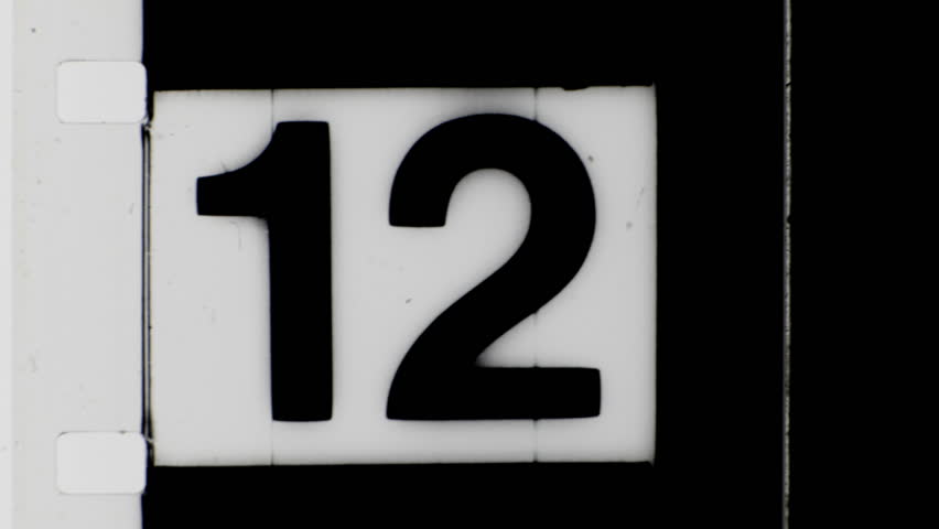 an interesting 16mm leader countdown for television