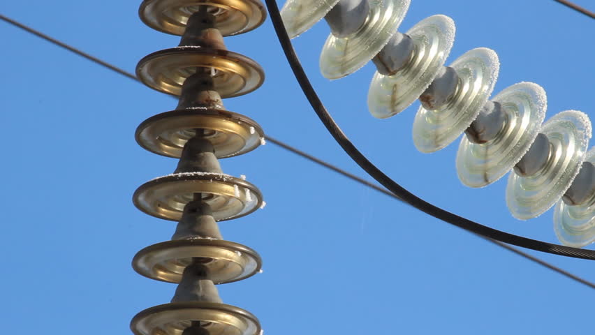 High voltage towers, insulators