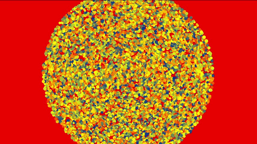expand circle include many little bubbles & blisters.