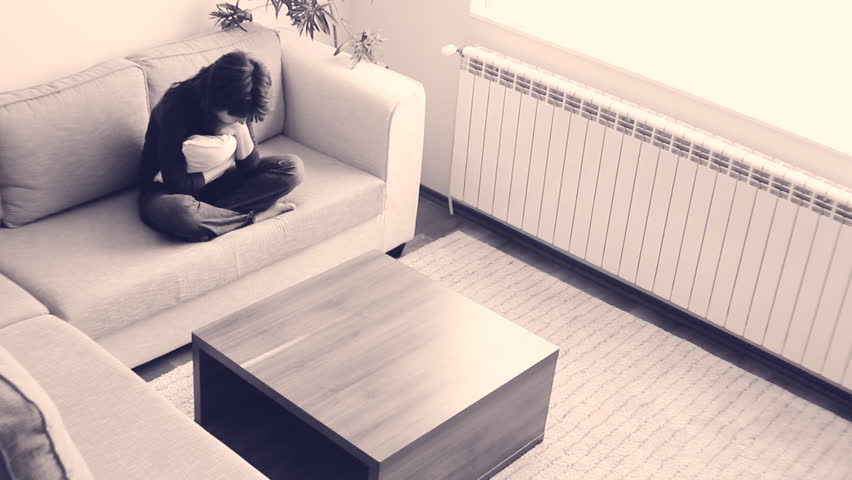 Depressed woman