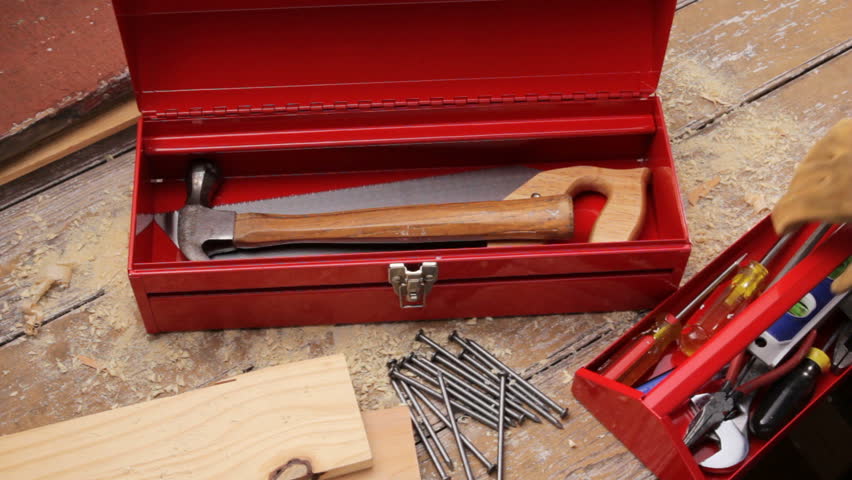 Red tool box