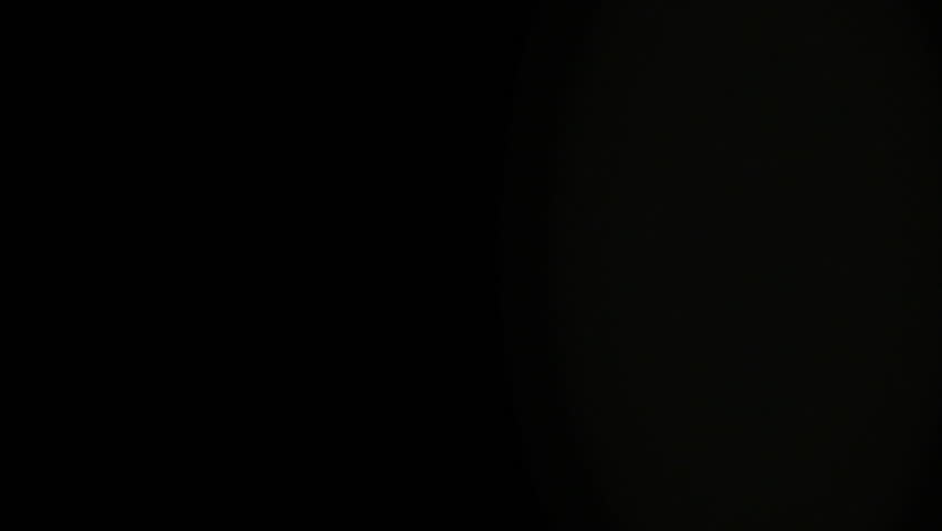 Light bulb fades up from black and back to black