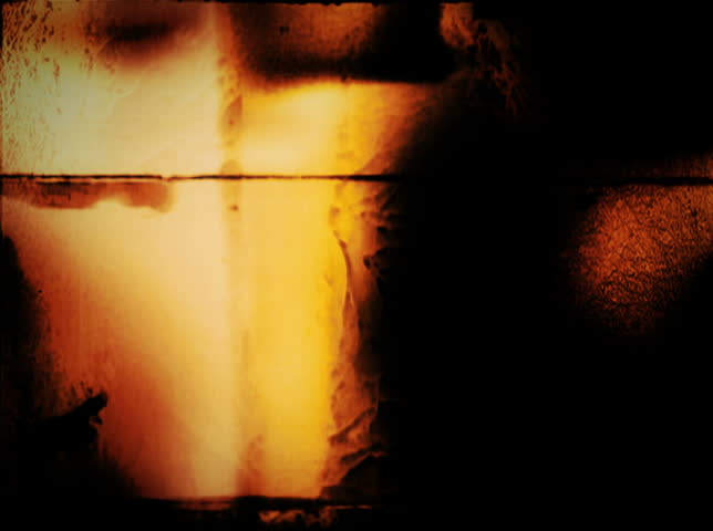 NTSC - Motion 730: Abstract film leader forms flicker and pulse (Loop).