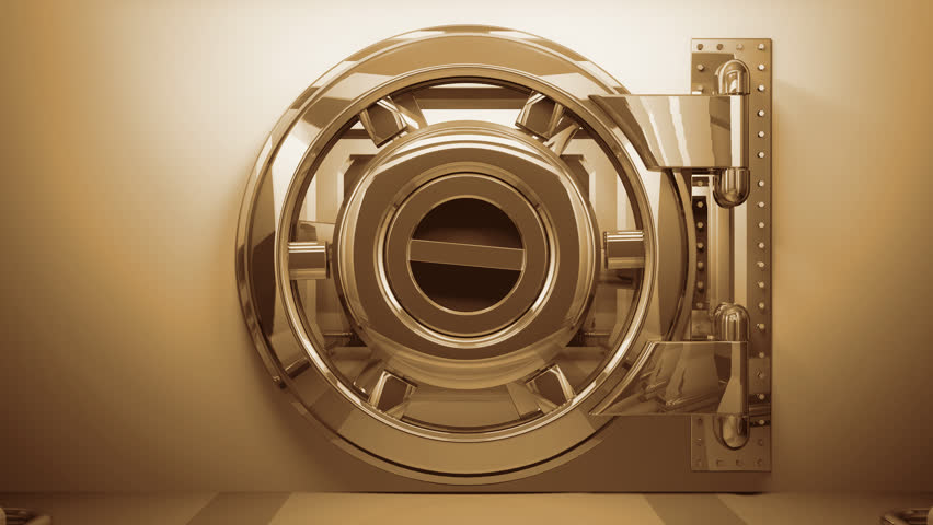 bank safe animation with alpha