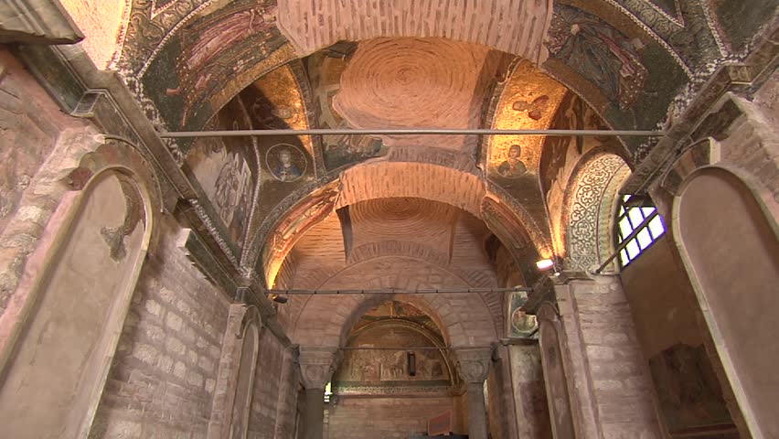 ISTANBUL - CIRCA 2013: The Chora Church in Istanbul, Turkey circa 2013. Originally built as part of a monastery complex outside the walls of Constantinople, to the south of the Golden Horn.