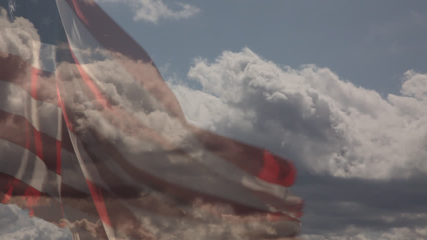 Slow Motion American Flag With Time Lapse Clouds Stock Footage Slow Motion American Flag With Time Lapse Clouds Stock Footage 350644 Shutterstock