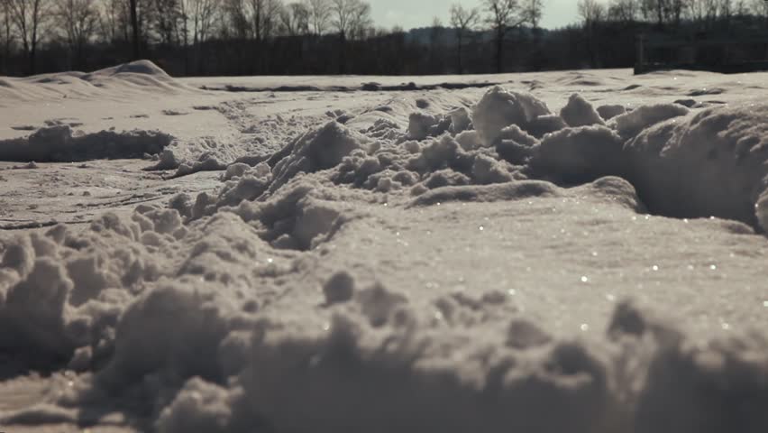 plowing the driveway