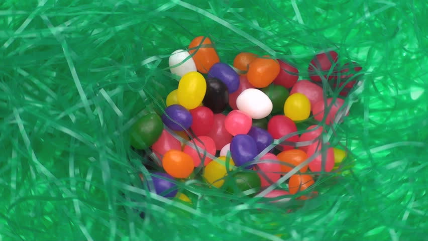 Jelly Beans in easter grass