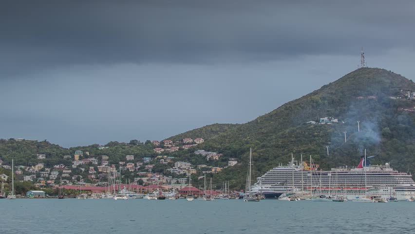 Harbor in St Thomas, USVI
