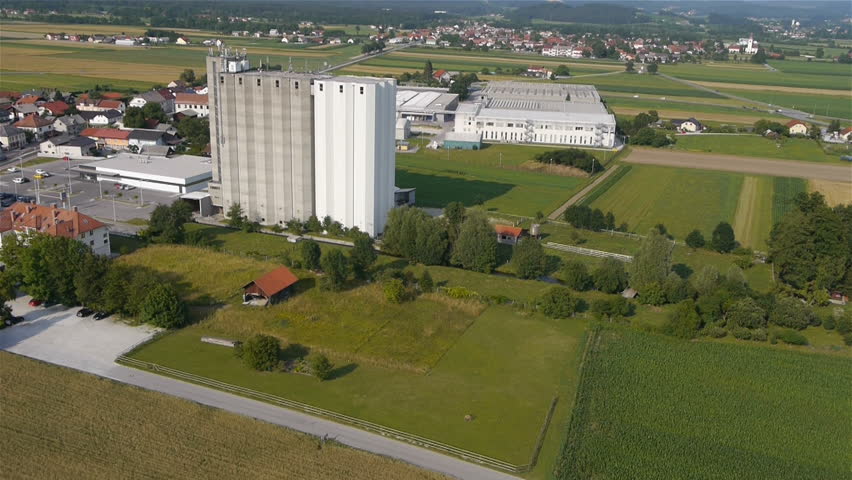 AERIAL: Large silo