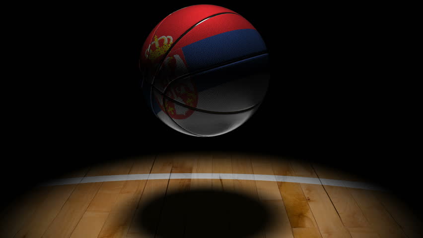 Jumping Slow Motion Serbian Basketball