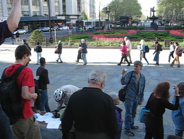 anti bush-veto rally in brooklyn april 2007