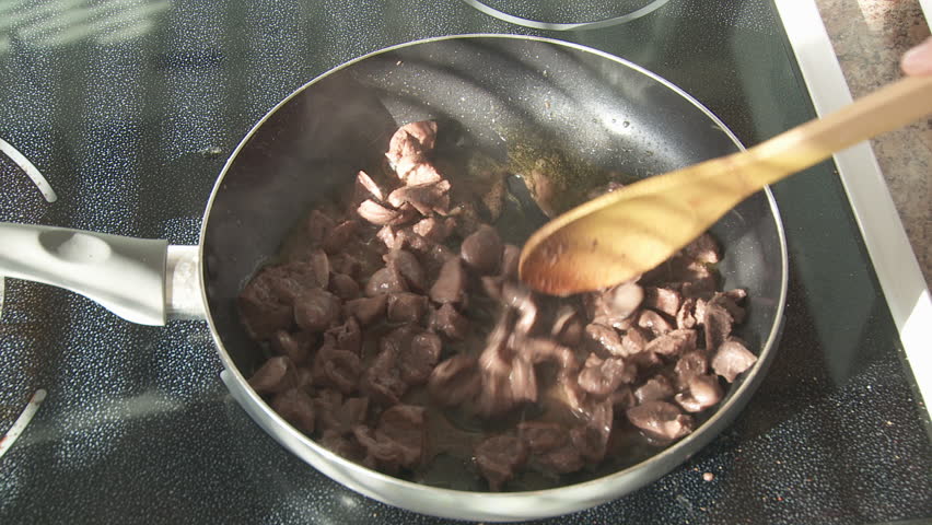 Frying Meat