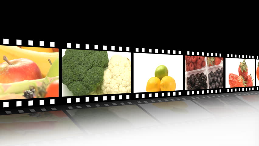 Fruit/vegetables film reel