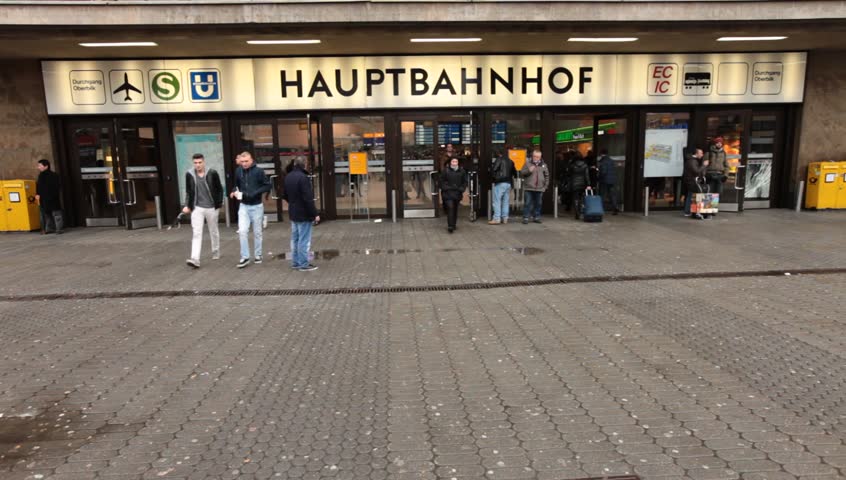 DUSSELDORF, GERMANY â MARCH 8: The Central station offers all modes of rail transport and is frequented by more than a quarter million passengers per day. March 8, 2013,  DÃ¼sseldorf, Germany
