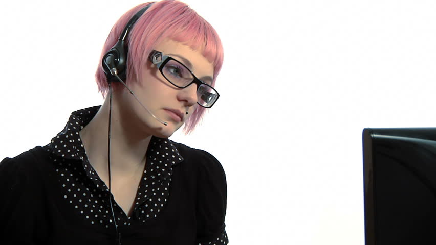 Screaming at a customer - a bad customer services rep screams at a customer over the telephone