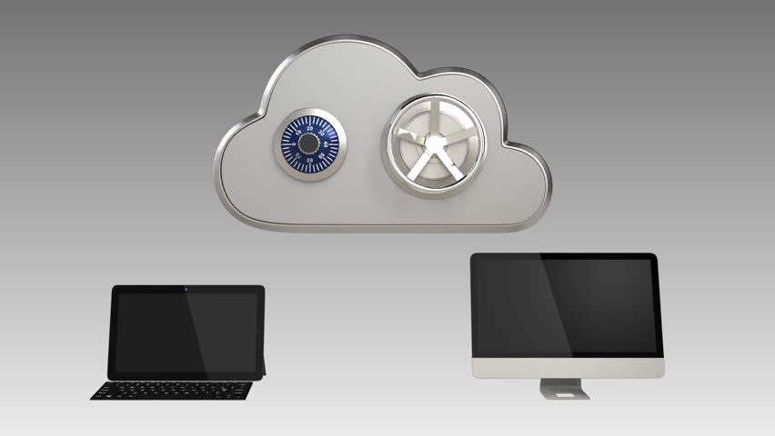 Cloud computing security concept