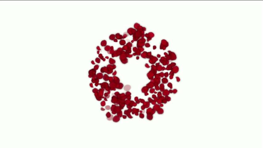 rose petals shaped wreath,wedding background,Valentine's Day.
