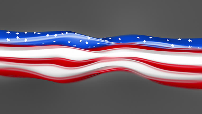 Abstract flowing flag. USA.
Seamless loop of an abstract flag.