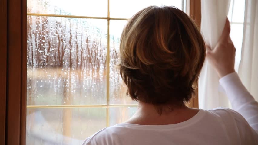 Woman with neck pain