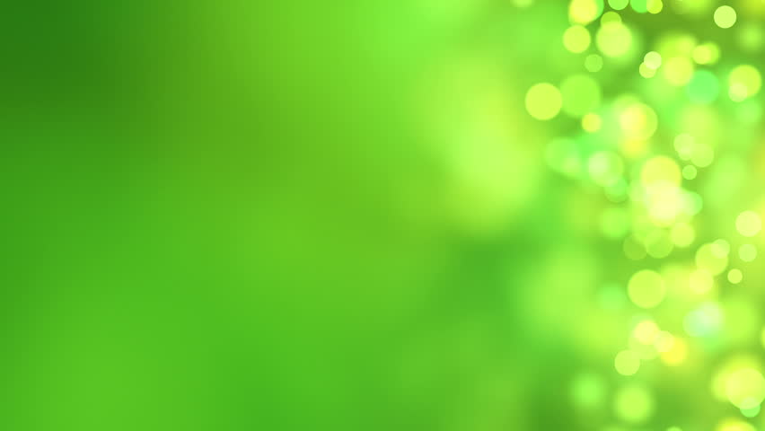 loopable abstract background green bokeh circles