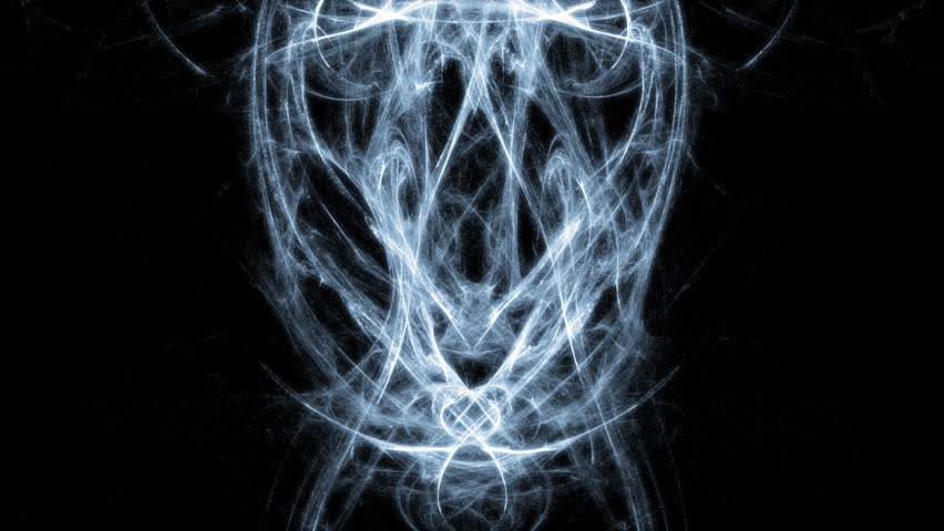 A symmetric fractal flame.