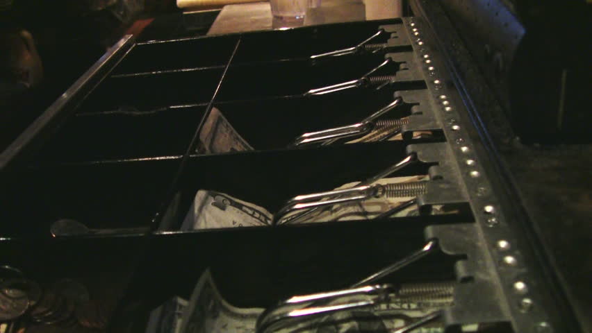 Money Register Opens and Closes