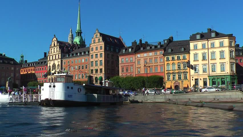 Sea cruise in the Old Town in Stockholm, Sweden