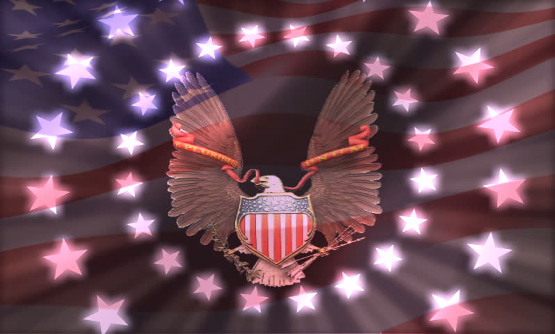 USA patriotic loop