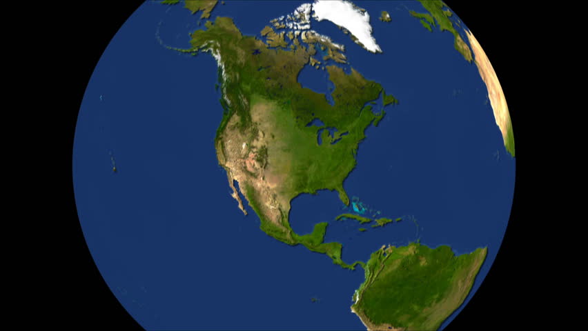 Zooming into florida, america