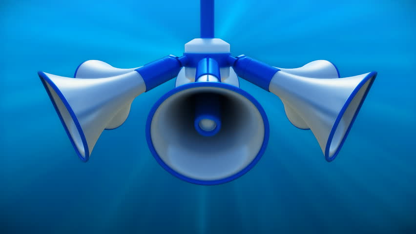 Abstract bouncing loudspeakers - HD 1080p loop. 