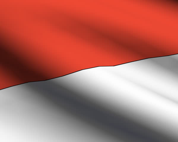 Monaco flag animation.