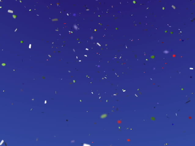 falling confetti