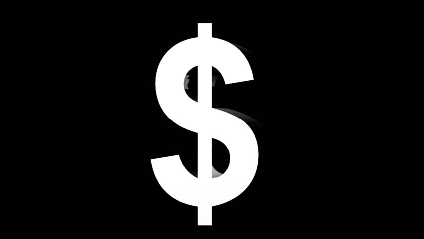 Dollar sign Engulfed in Flames 
