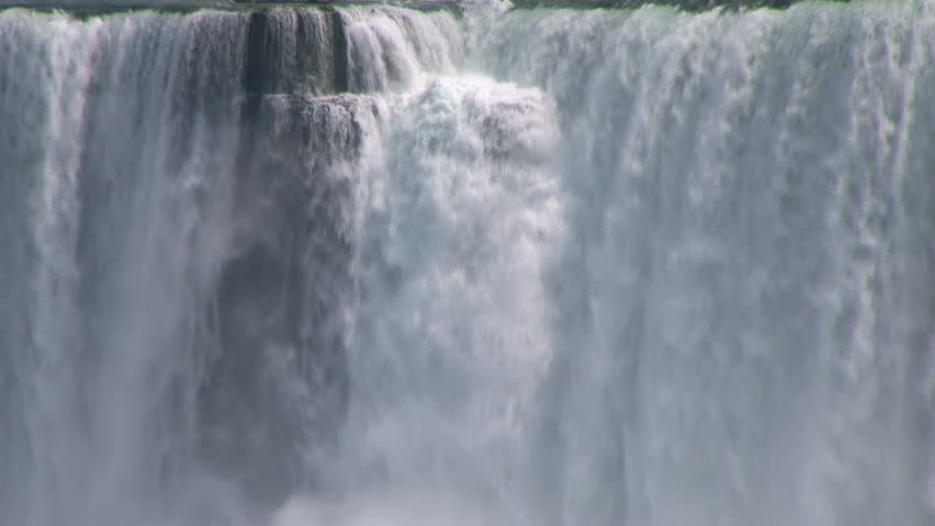 Power of falling water. Niagara Falls, Ontario, Canada.