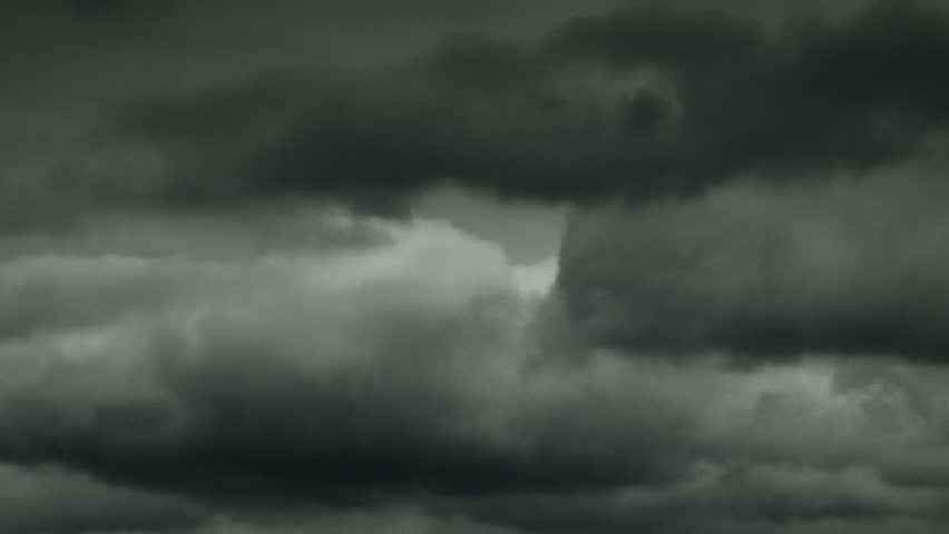 Time lapse of clouds over rainy sky 