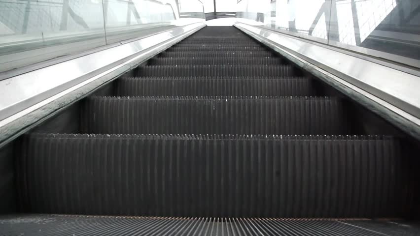 Escalator moving up