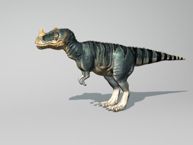 Roaring dinosaur