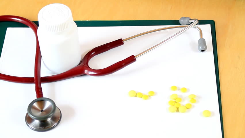 Hand taking pills - 1080p