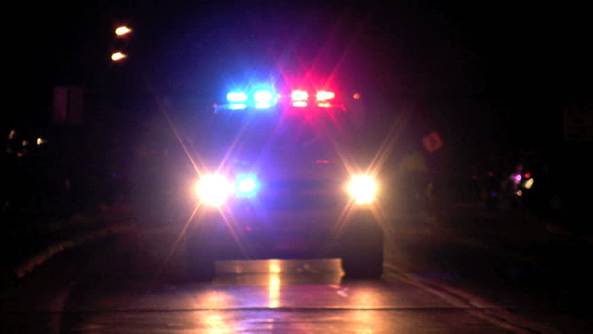 Flashing Police Lights