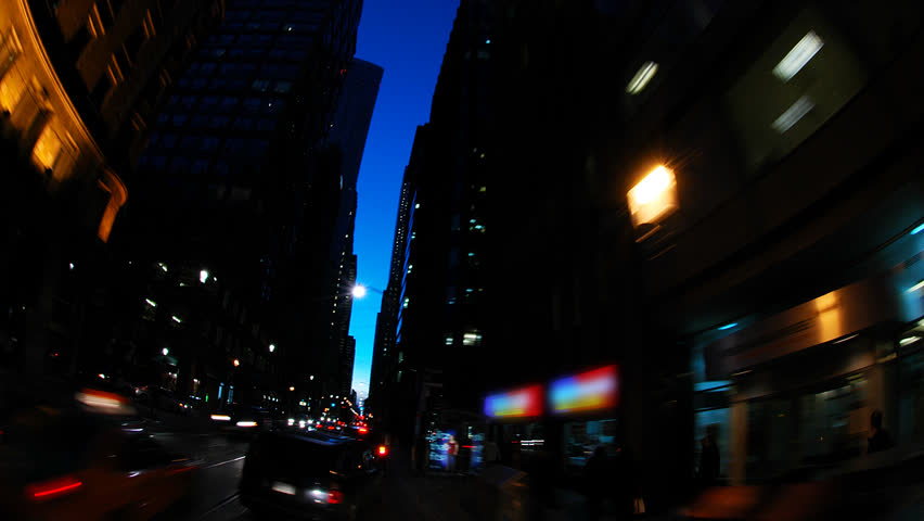 An exciting slice of city life in full HD. Long-exposure timelapse on a panning head, covering 360 degrees. All license plates, faces and logos have been digitally obscured, frame by frame.