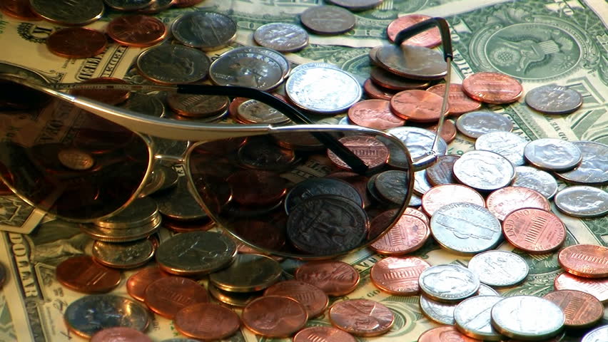 money with sunglasses