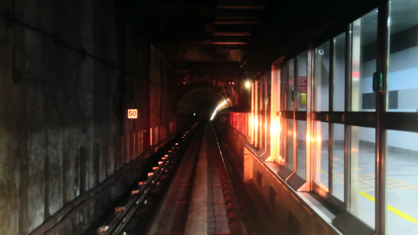 Subway railways timelapse 