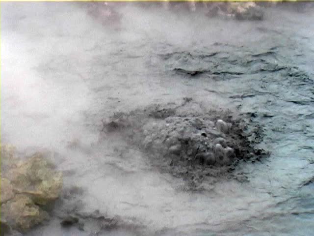 Close up shot of Boiling Mud at Krisuvik hot springs, Iceland.