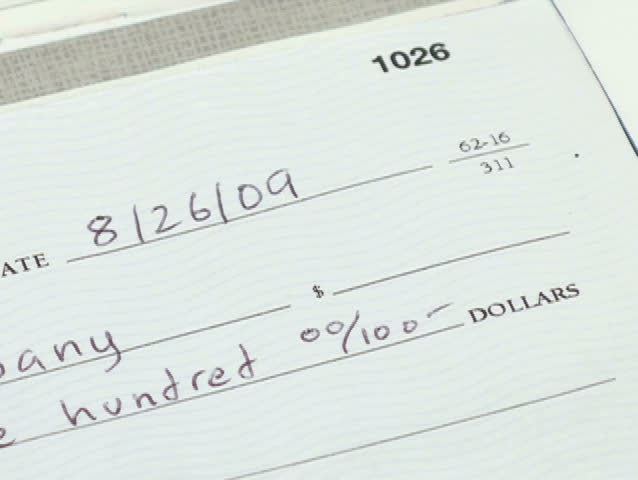 Writing check - NTSC